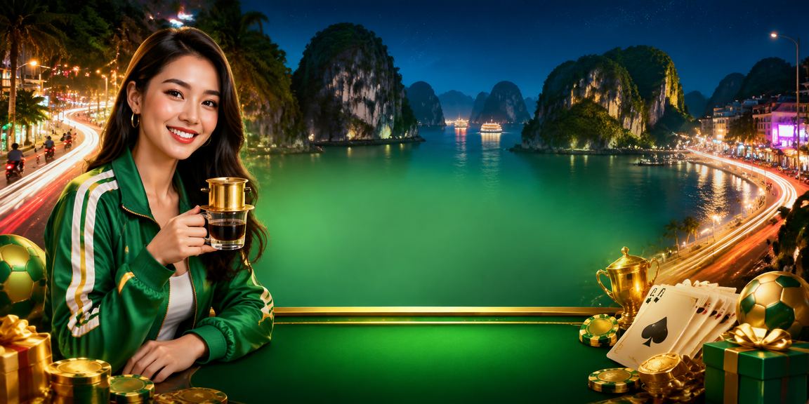 Người chơi tham gia trò chơi bài tại Hạ Long với dịch vụ sky36